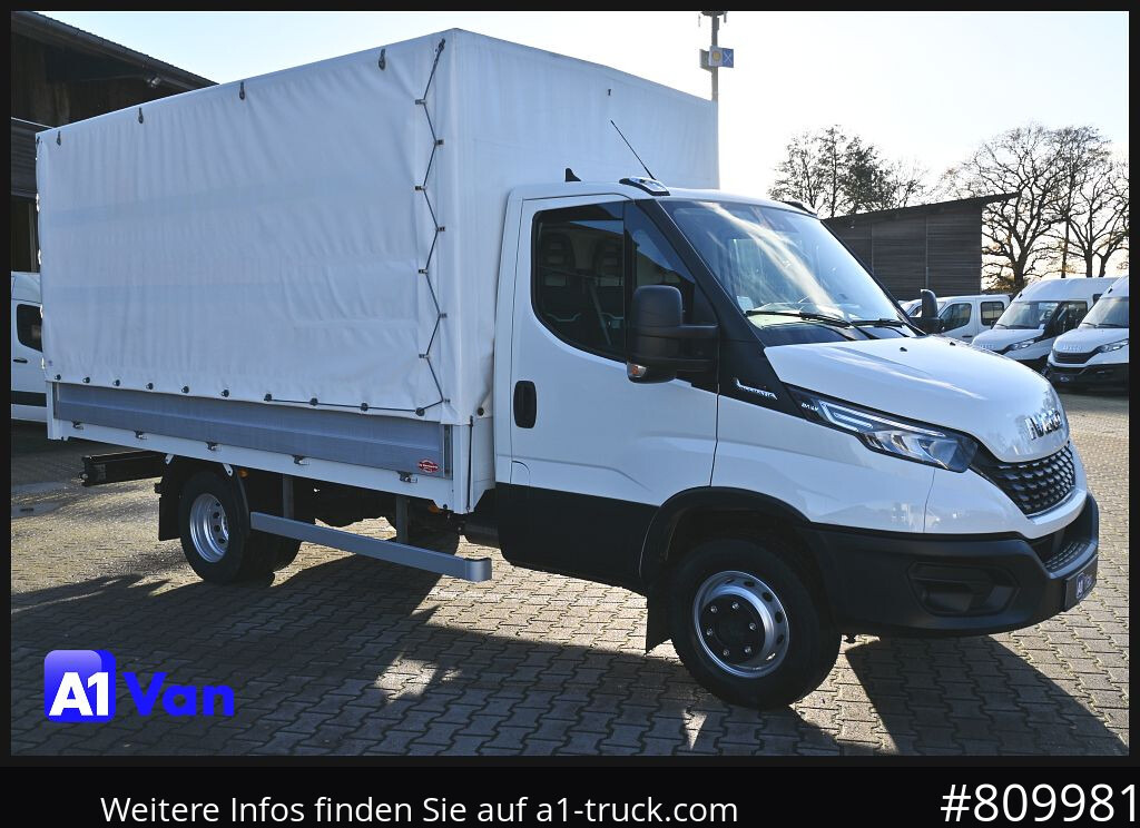 IVECO Daily 72C18 A8V Pritsche/Plane, Tempomat, AHK, Klima - Furgoneta caja abierta: foto 1 IVECO Daily 72C18 A8V Pritsche/Plane, Tempomat, AHK, Klima - Furgoneta caja abierta: foto 1