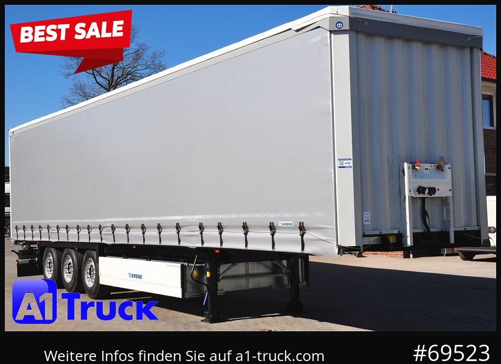 KRONE 5 x SD Tautliner, mit TPMS, NEU, sofort verfügbar, - Semirremolque lona: foto 1 KRONE 5 x SD Tautliner, mit TPMS, NEU, sofort verfügbar, - Semirremolque lona: foto 1