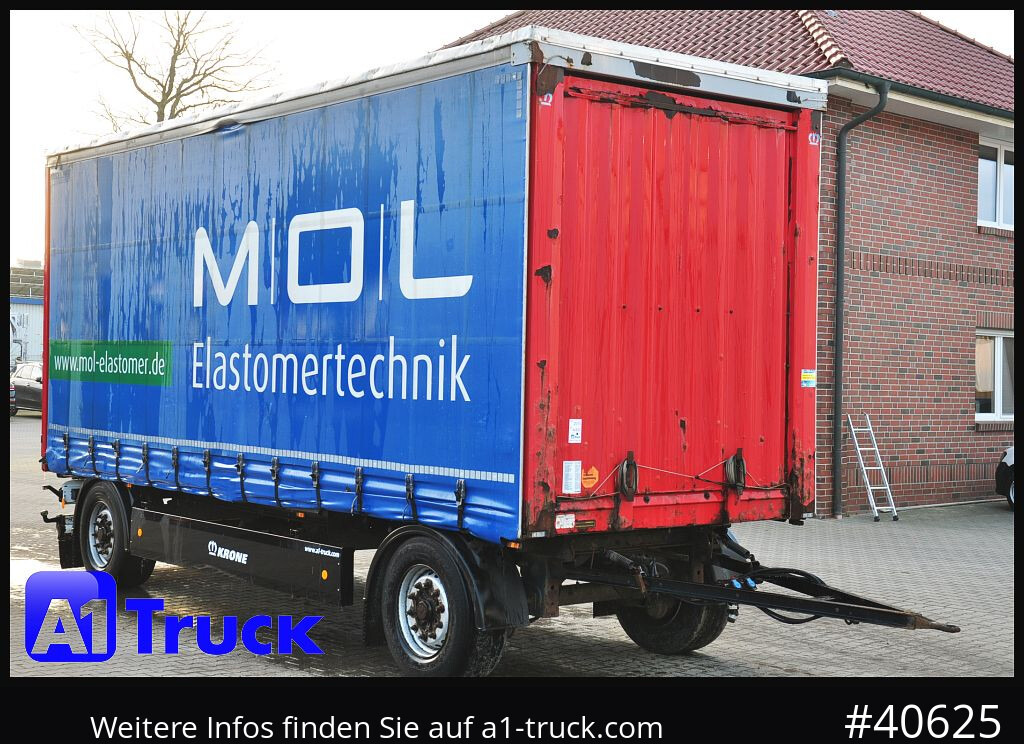 KRONE AZP 18, Maxi, 2800mm innen, Edscha, - Remolque con toldo: foto 1 KRONE AZP 18, Maxi, 2800mm innen, Edscha, - Remolque con toldo: foto 1