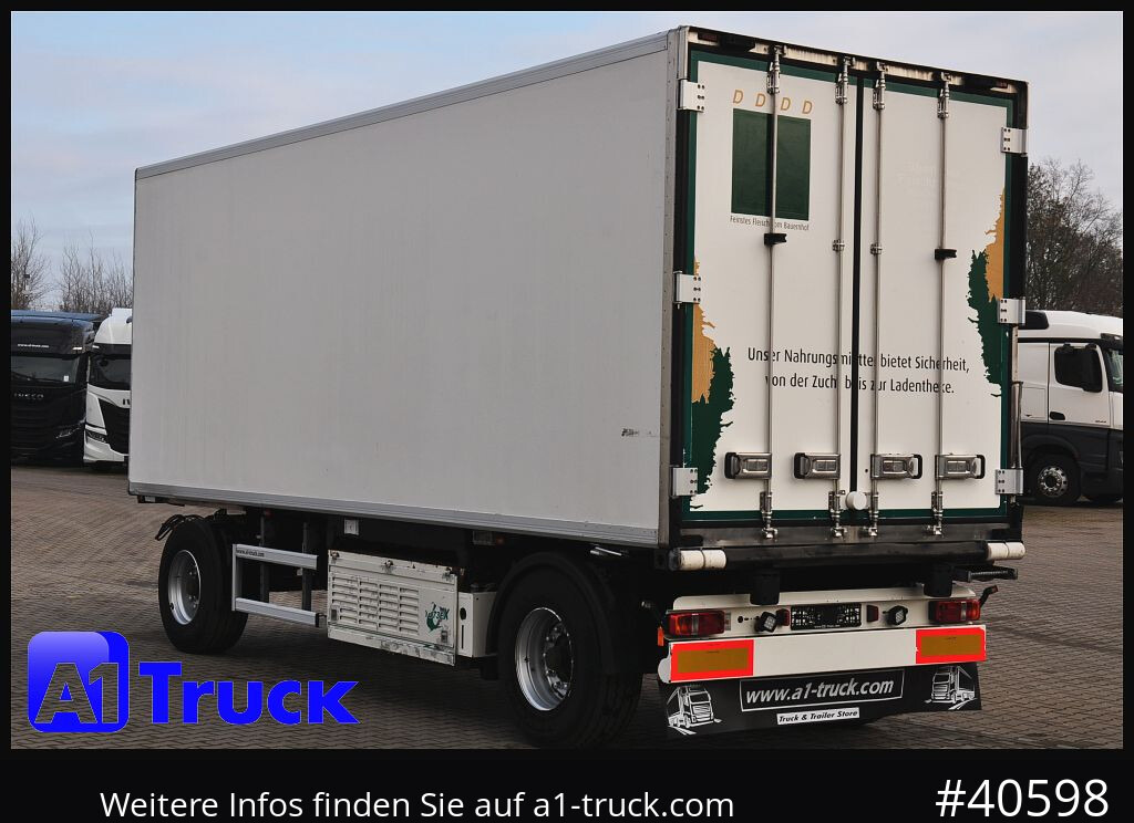 Remolque caja cerrada KRONE Koffer ISO, stark isoliert ehemaliger Kühlkoffer, Aluboden: foto 11