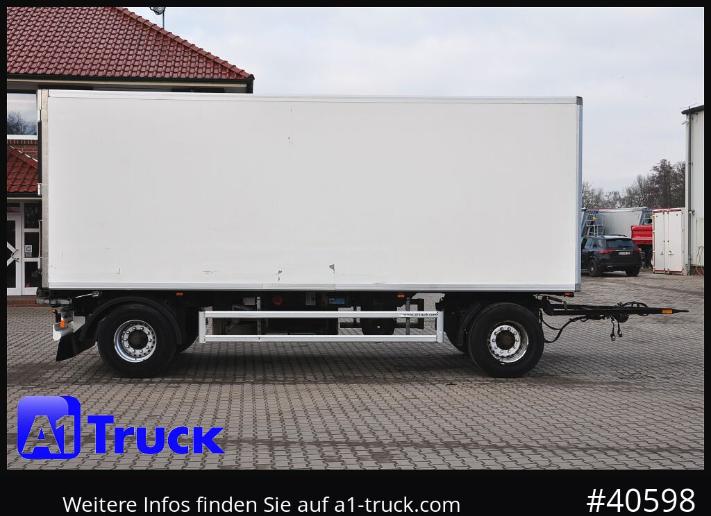 Remolque caja cerrada KRONE Koffer ISO, stark isoliert ehemaliger Kühlkoffer, Aluboden: foto 8