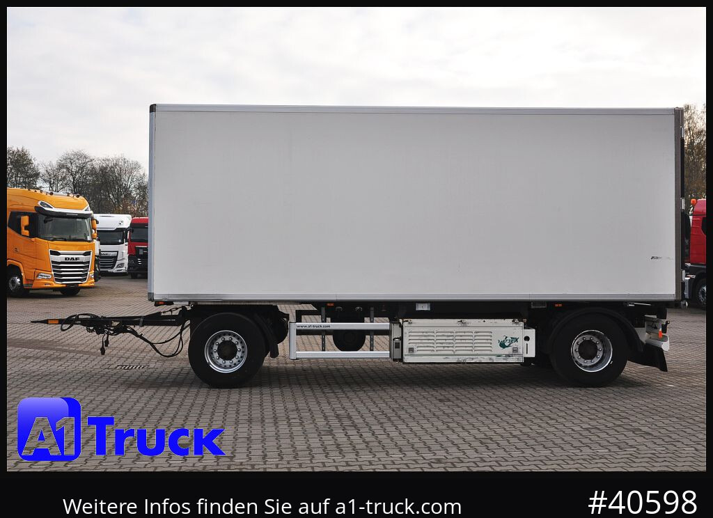 Remolque caja cerrada KRONE Koffer ISO, stark isoliert ehemaliger Kühlkoffer, Aluboden: foto 12