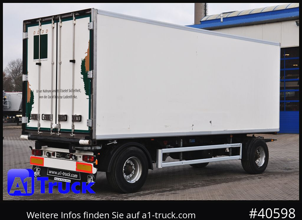 Remolque caja cerrada KRONE Koffer ISO, stark isoliert ehemaliger Kühlkoffer, Aluboden: foto 9