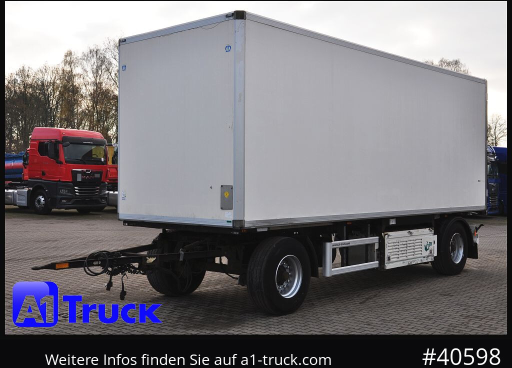 Remolque caja cerrada KRONE Koffer ISO, stark isoliert ehemaliger Kühlkoffer, Aluboden: foto 13