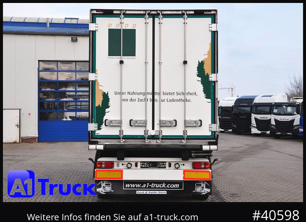 Remolque caja cerrada KRONE Koffer ISO, stark isoliert ehemaliger Kühlkoffer, Aluboden: foto 10