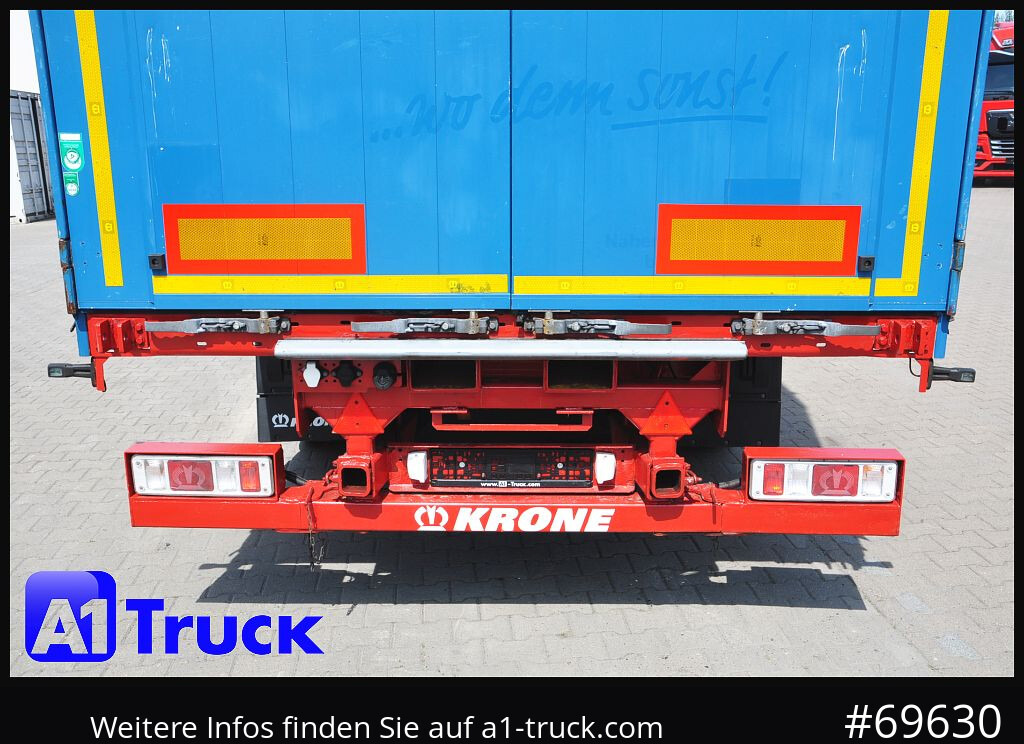 KRONE SD 27, Papier, Staplerhalterung, Bordwand, Lenkachse - Semirremolque lona: foto 4 KRONE SD 27, Papier, Staplerhalterung, Bordwand, Lenkachse - Semirremolque lona: foto 4