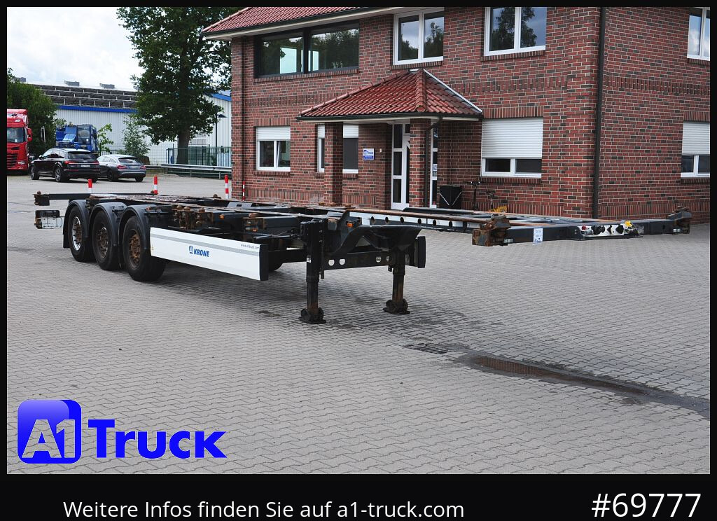 Semirremolque portacontenedore/ Intercambiable KRONE SDC, Containerchassis, Liftachse, 2x20/30/40/45,: foto 1