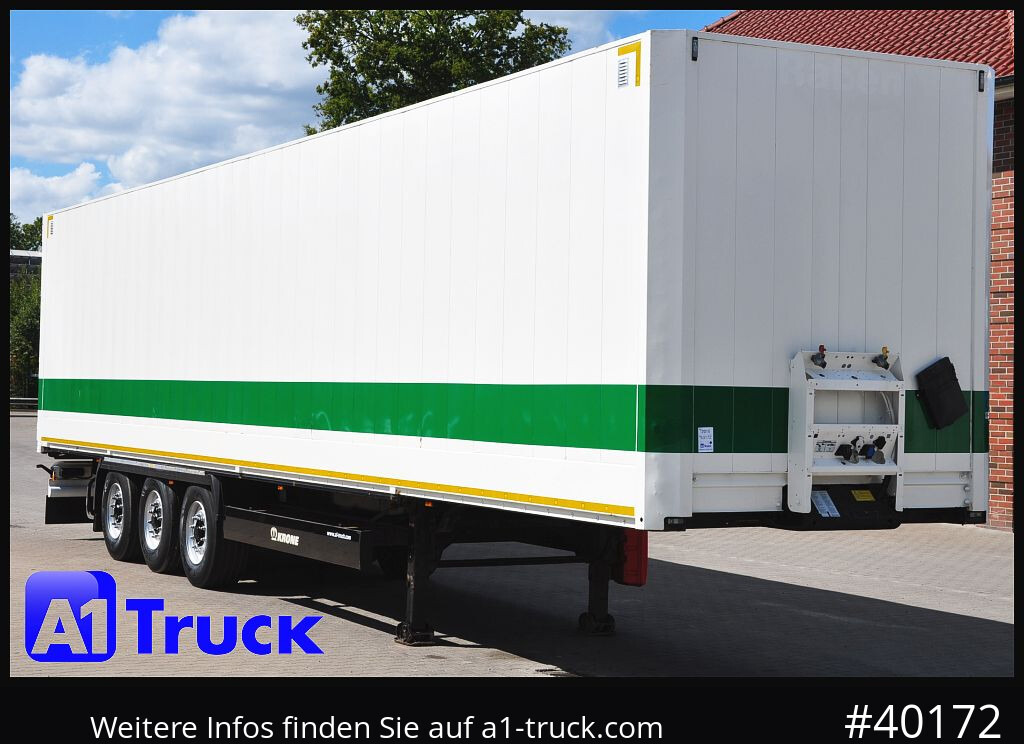 KRONE SDK 27, Koffer, 1 Vorbesitzer, Doppelstock, - Semirremolque caja cerrada: foto 1 KRONE SDK 27, Koffer, 1 Vorbesitzer, Doppelstock, - Semirremolque caja cerrada: foto 1