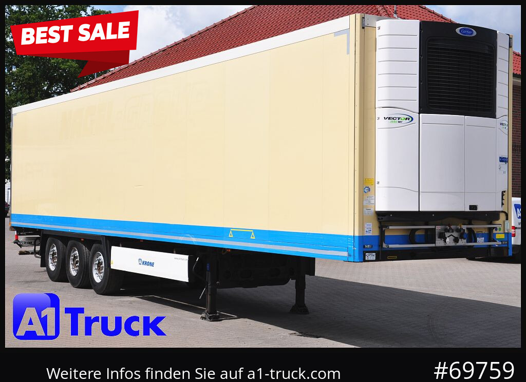 KRONE SDR 27 Carrier 1950 Mt. Doppelstock Lift, - Semirremolque frigorífico: foto 1 KRONE SDR 27 Carrier 1950 Mt. Doppelstock Lift, - Semirremolque frigorífico: foto 1