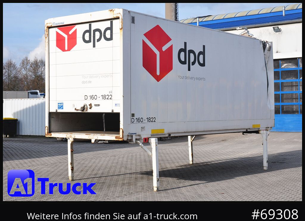 Caja cerrada KRONE WB BDF 7,45 Koffer,  2770mm innen, beschädigt: foto 11