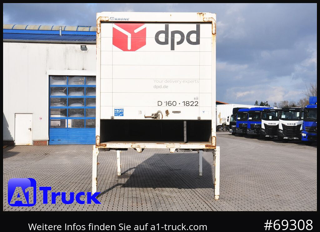 Caja cerrada KRONE WB BDF 7,45 Koffer,  2770mm innen, beschädigt: foto 12