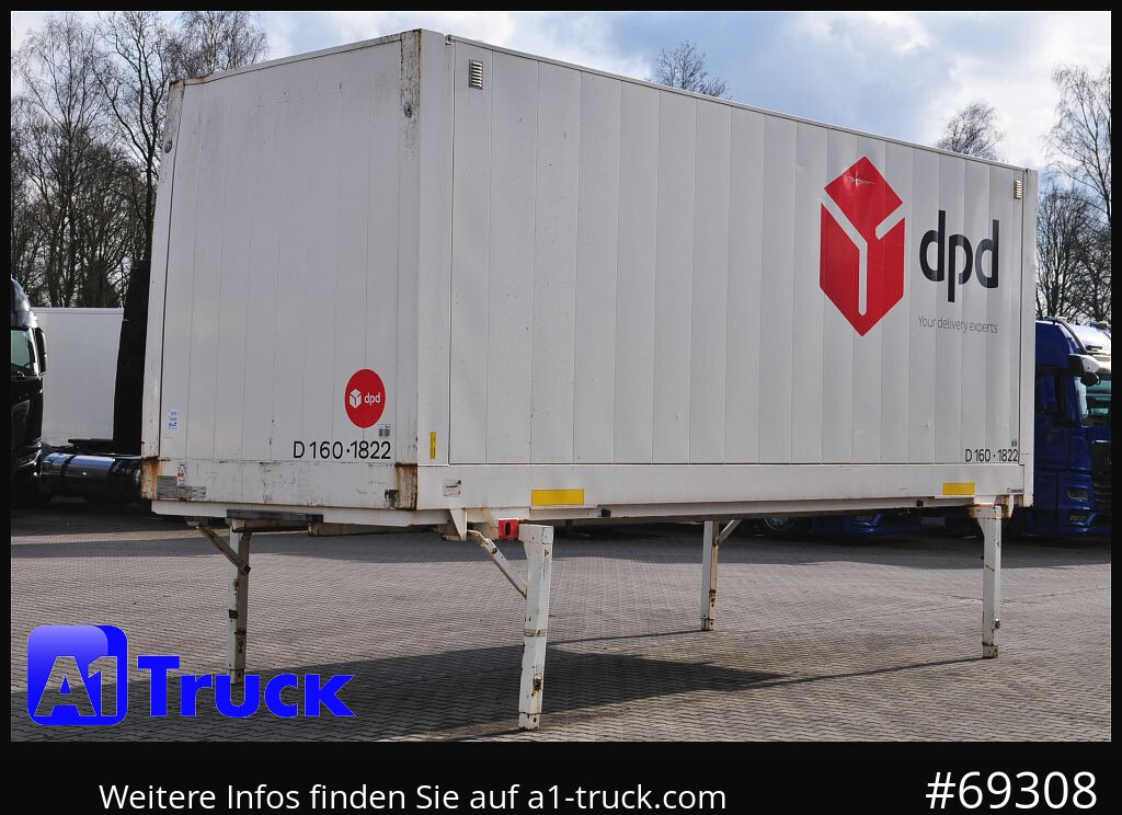 Caja cerrada KRONE WB BDF 7,45 Koffer,  2770mm innen, beschädigt: foto 15