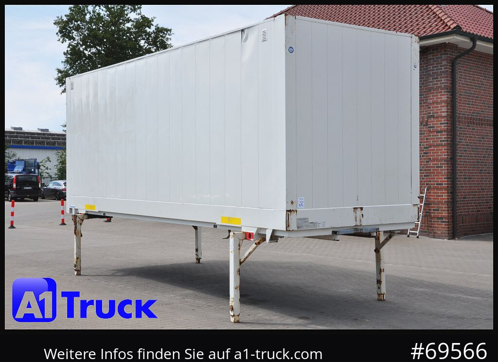 KRONE Wechselbrücke BDF 7,45 Koffer, Textil 2750mm innen, 20 x vorhanden - Caja cerrada: foto 1 KRONE Wechselbrücke BDF 7,45 Koffer, Textil 2750mm innen, 20 x vorhanden - Caja cerrada: foto 1