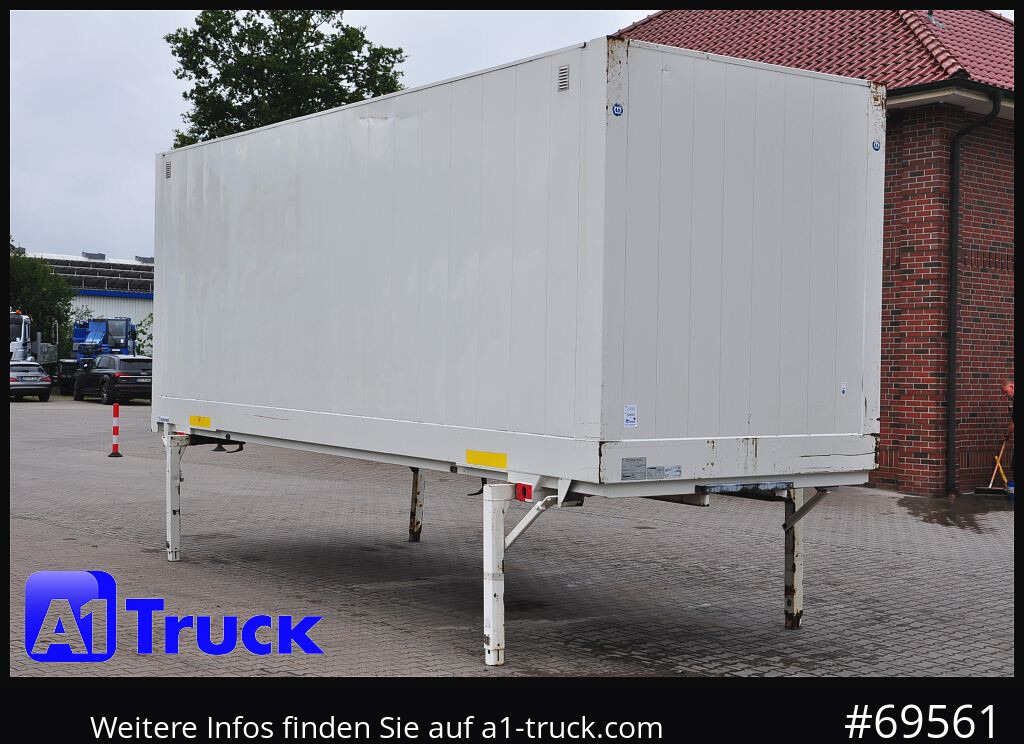KRONE Wechselbrücke BDF 7,45 Koffer, Textil 2750mm innen, 20 x vorhanden - Caja cerrada: foto 1 KRONE Wechselbrücke BDF 7,45 Koffer, Textil 2750mm innen, 20 x vorhanden - Caja cerrada: foto 1