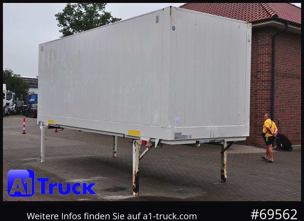 KRONE Wechselbrücke BDF 7,45 Koffer, Textil 2750mm innen, 20 x vorhanden - Caja cerrada: foto 1 KRONE Wechselbrücke BDF 7,45 Koffer, Textil 2750mm innen, 20 x vorhanden - Caja cerrada: foto 1