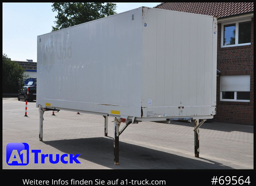 KRONE Wechselbrücke BDF 7,45 Koffer, Textil 2750mm innen, 20 x vorhanden - Caja cerrada: foto 1 KRONE Wechselbrücke BDF 7,45 Koffer, Textil 2750mm innen, 20 x vorhanden - Caja cerrada: foto 1