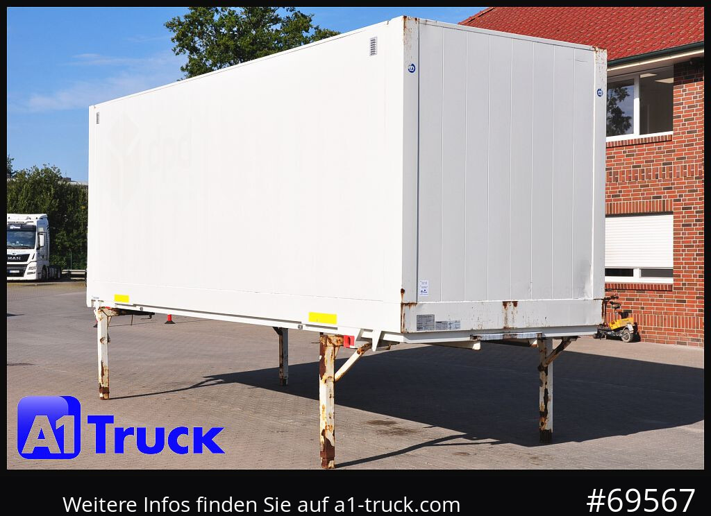 KRONE Wechselbrücke BDF 7,45 Koffer, Textil 2750mm innen, 20 x vorhanden - Caja cerrada: foto 1 KRONE Wechselbrücke BDF 7,45 Koffer, Textil 2750mm innen, 20 x vorhanden - Caja cerrada: foto 1