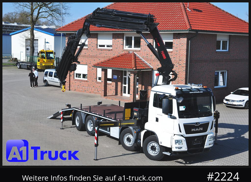 Camión grúa MAN TGS 35.470, Hiab SX 322 E6 Jib,  8x2: foto 8