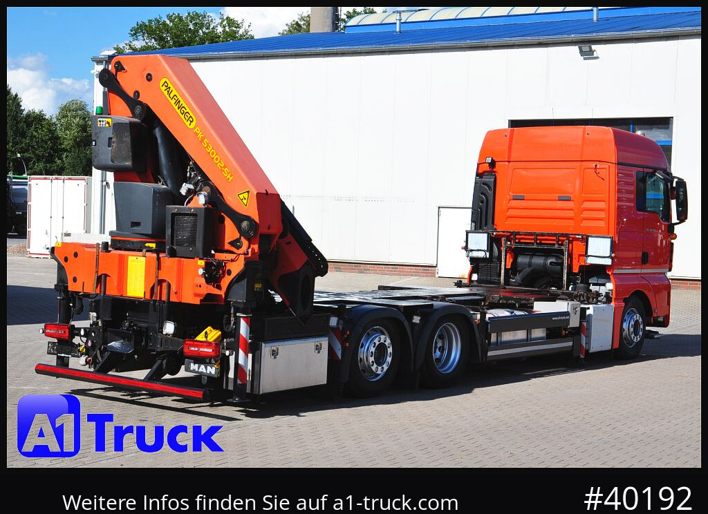 Camión grúa MAN TGX 26,460, PK53002-, Container  Lift-Lenkachse,: foto 9