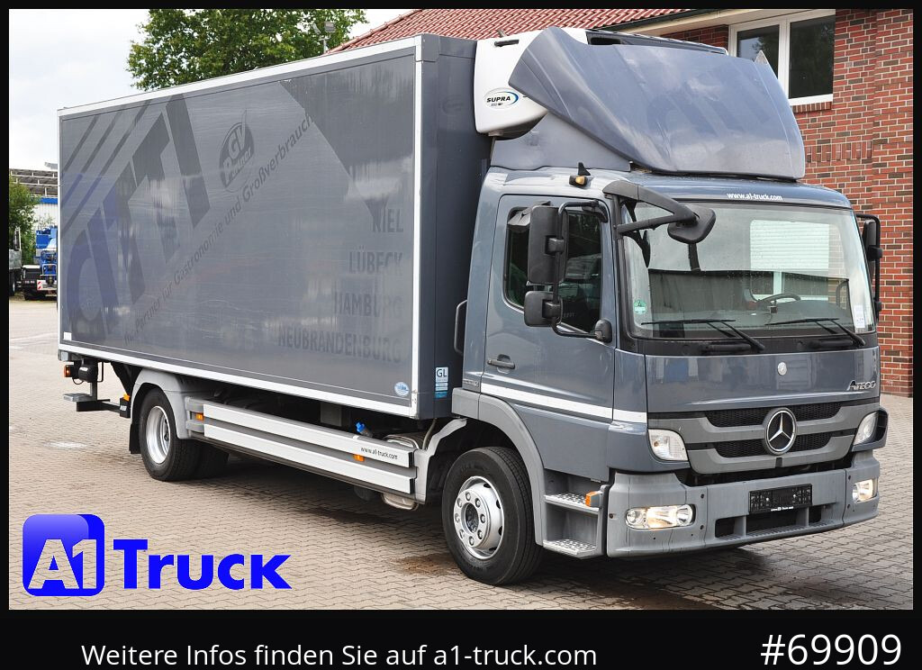 MERCEDES-BENZ Atgeo 1222 L, Carrier 850MT, LBW - Camión frigorífico: foto 1 MERCEDES-BENZ Atgeo 1222 L, Carrier 850MT, LBW - Camión frigorífico: foto 1