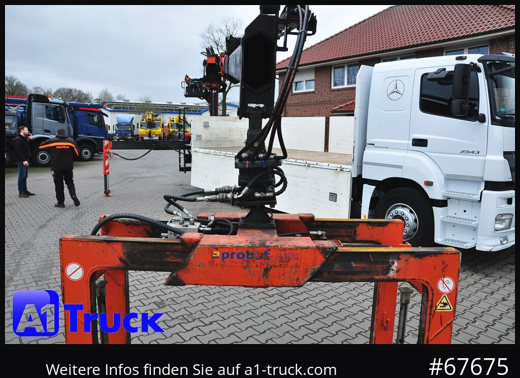 MERCEDES-BENZ Axor 2543, Atlas 170.2 Kran, Lift-Lenkachse, - Camión grúa, Camión caja abierta: foto 3 MERCEDES-BENZ Axor 2543, Atlas 170.2 Kran, Lift-Lenkachse, - Camión grúa, Camión caja abierta: foto 3