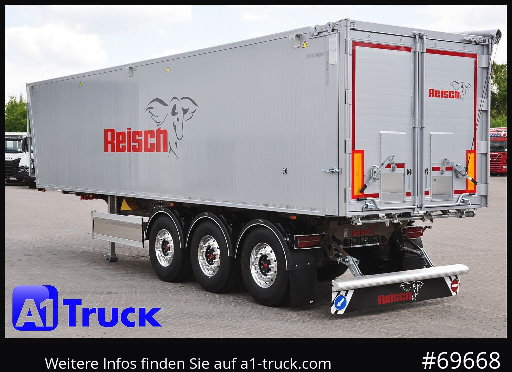 Semirremolque volquete nuevo REISCH RHKS, Alu-Kippmulde 50m³, NEU Kombitüren, Alufelgen, Liftachse,: foto 11