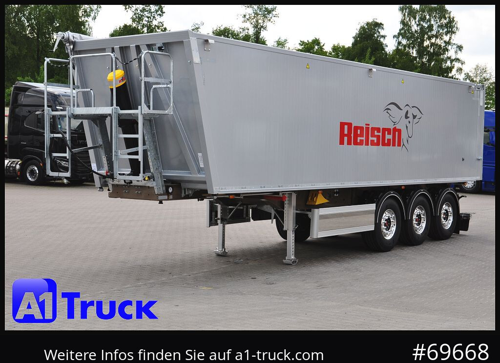 Semirremolque volquete nuevo REISCH RHKS, Alu-Kippmulde 50m³, NEU Kombitüren, Alufelgen, Liftachse,: foto 13