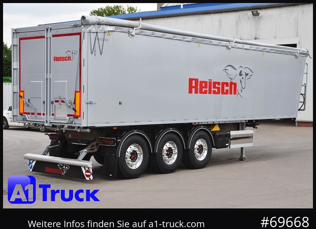 Semirremolque volquete nuevo REISCH RHKS, Alu-Kippmulde 50m³, NEU Kombitüren, Alufelgen, Liftachse,: foto 9