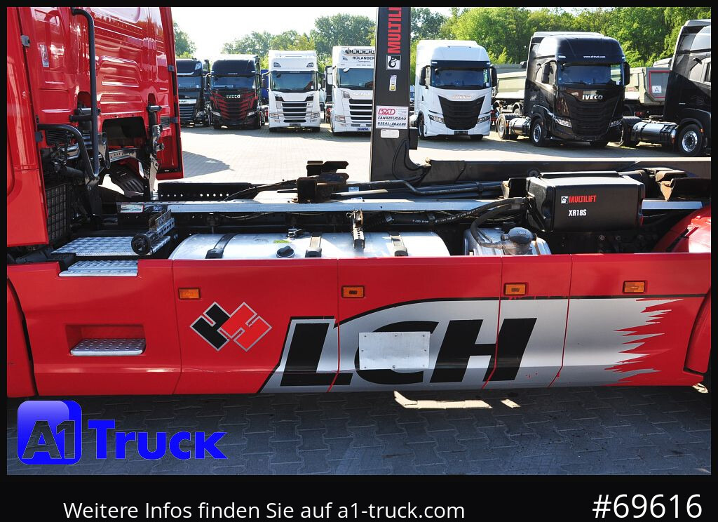 SCANIA R500, Abrollkipper, HIAB, Lift-Lenkachse, - Camión multibasculante: foto 2 SCANIA R500, Abrollkipper, HIAB, Lift-Lenkachse, - Camión multibasculante: foto 2