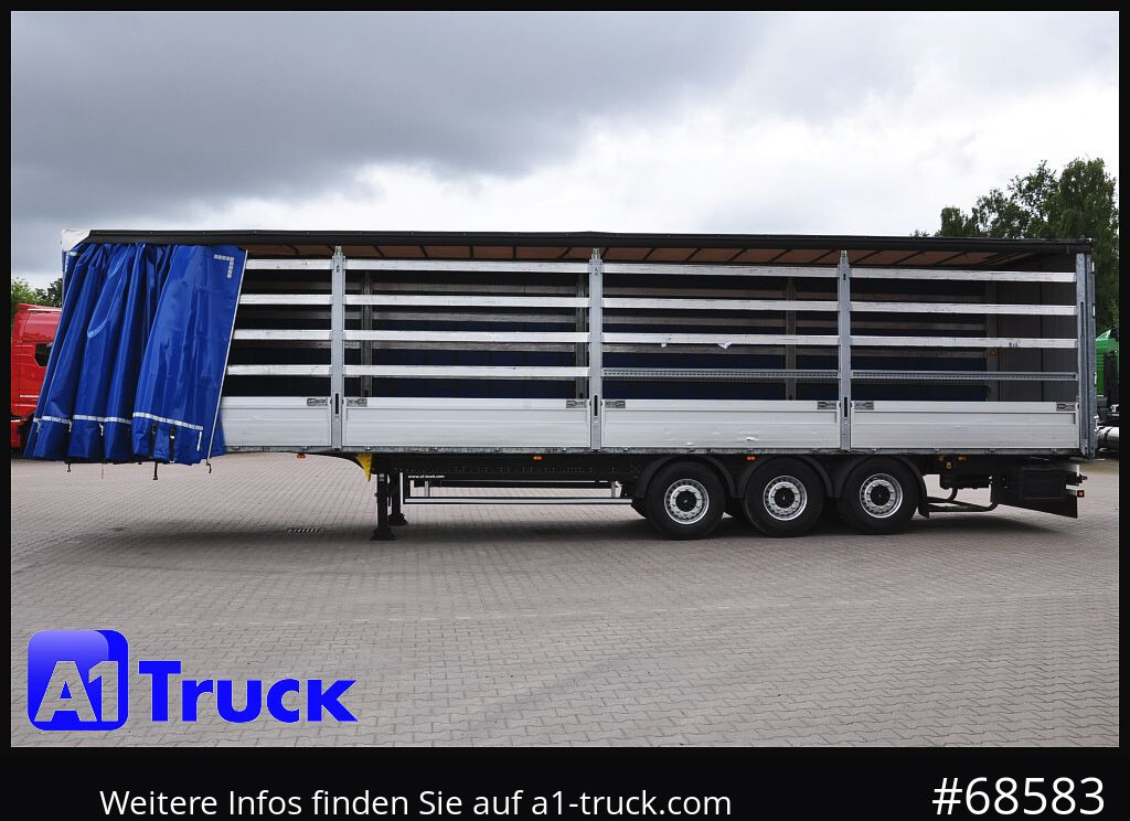 SCHMITZ SCS, Bordwandsider, Steckrungen, Liftachse, verzinkt - Semirremolque lona: foto 1 SCHMITZ SCS, Bordwandsider, Steckrungen, Liftachse, verzinkt - Semirremolque lona: foto 1