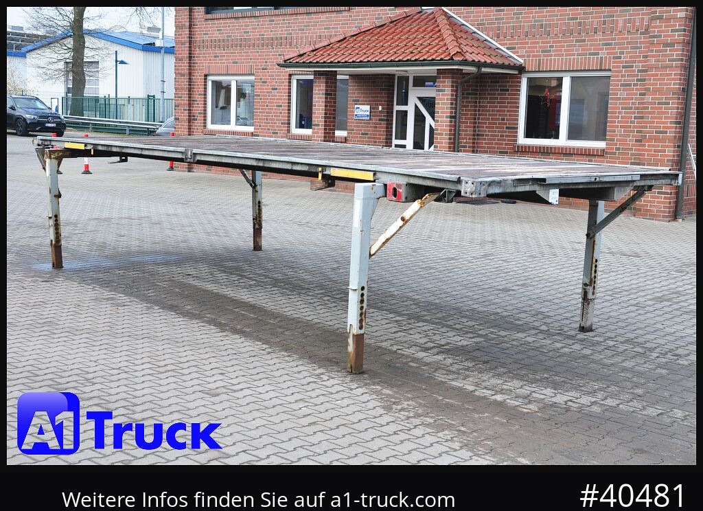 WECON WPR 745, verzinkt, Plattform, Plateau, - Carrocería abierta: foto 1 WECON WPR 745, verzinkt, Plattform, Plateau, - Carrocería abierta: foto 1