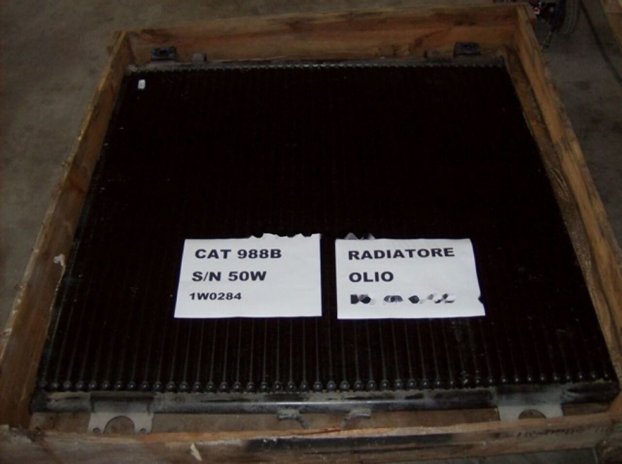 (1W0284) CATERPILLAR 988B 50W - Radiador para Cargadora de ruedas: foto 2 (1W0284) CATERPILLAR 988B 50W - Radiador para Cargadora de ruedas: foto 2