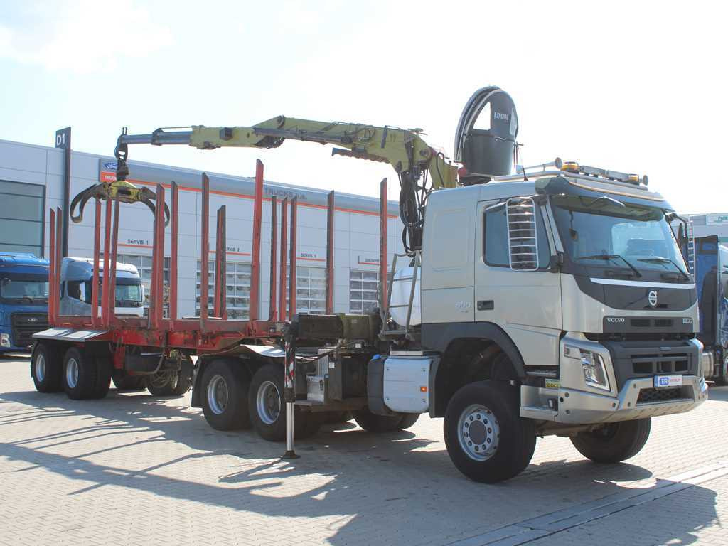 Volvo FMX 500, 6X6, LOGLIFT F265Z95 + DOLL trailer (2007) - Cabeza tractora, Semirremolque maderero: foto 4 Volvo FMX 500, 6X6, LOGLIFT F265Z95 + DOLL trailer (2007) - Cabeza tractora, Semirremolque maderero: foto 4