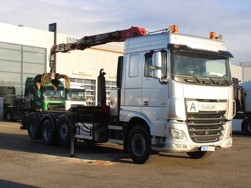 DAF XF 460, EURO 6, 8X2, 2X LIFTING AXLE, PALFINGER - Camión multibasculante: foto 2 DAF XF 460, EURO 6, 8X2, 2X LIFTING AXLE, PALFINGER - Camión multibasculante: foto 2