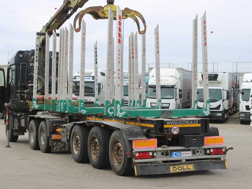 DOLL H3S-14H9, SAF AXLES, 2X LIFT AXLE, EXTENSION - Semirremolque maderero: foto 5 DOLL H3S-14H9, SAF AXLES, 2X LIFT AXLE, EXTENSION - Semirremolque maderero: foto 5