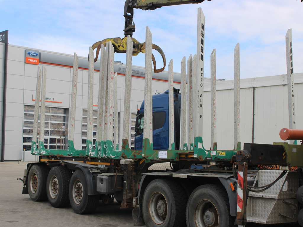 DOLL H3S-14H9, SAF AXLES, 2X LIFT AXLE, EXTENSION - Semirremolque maderero: foto 3 DOLL H3S-14H9, SAF AXLES, 2X LIFT AXLE, EXTENSION - Semirremolque maderero: foto 3