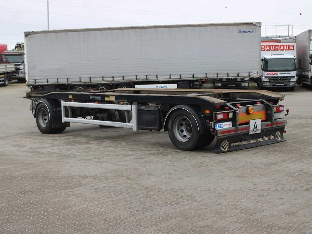 Hüffermann HAR 18.70, AXLES SAF, PNEU 80% - Remolque multilift/ Portacontenedores de cadenas: foto 4 Hüffermann HAR 18.70, AXLES SAF, PNEU 80% - Remolque multilift/ Portacontenedores de cadenas: foto 4