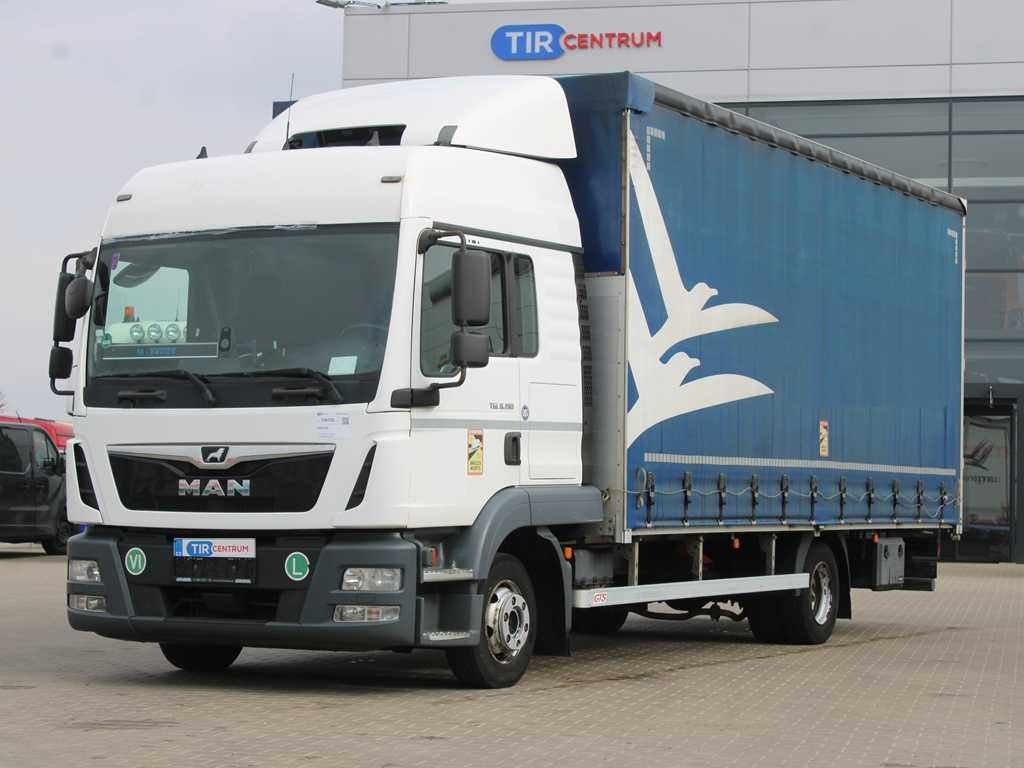 MAN TGL 8.190, EURO 6, PNEU 80% - Camión lona: foto 1 MAN TGL 8.190, EURO 6, PNEU 80% - Camión lona: foto 1