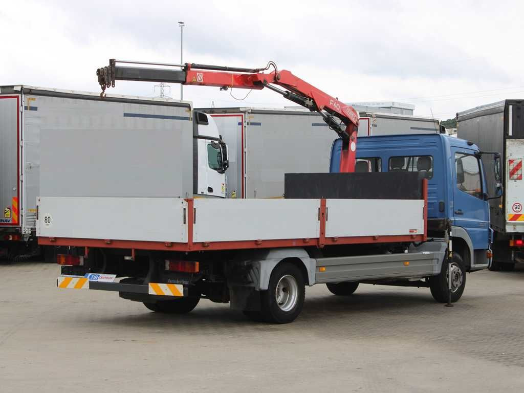 Mercedes-Benz ATEGO 1018, EURO 3, CRANE FASSI F40A.21 - Camión caja abierta, Camión grúa: foto 3 Mercedes-Benz ATEGO 1018, EURO 3, CRANE FASSI F40A.21 - Camión caja abierta, Camión grúa: foto 3