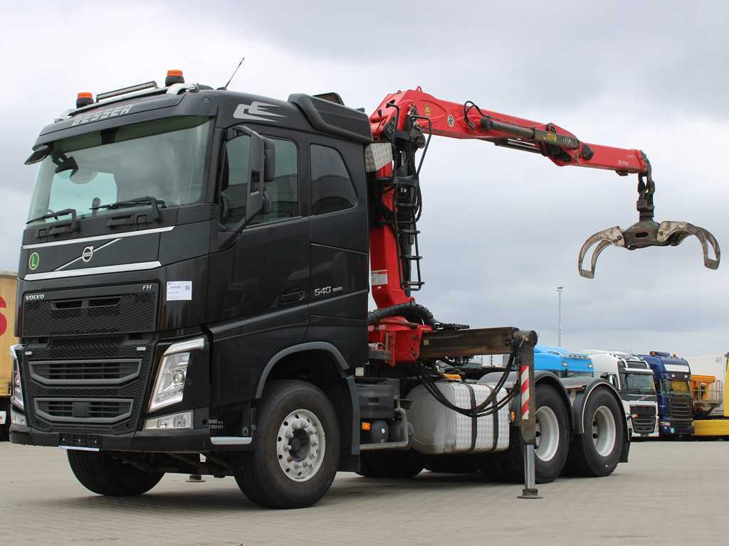 Volvo FH 540, 6X4, VEB+, PALFINGER EPSILON Q170Z96, PNEU 90% - Otros maquinaria: foto 1 Volvo FH 540, 6X4, VEB+, PALFINGER EPSILON Q170Z96, PNEU 90% - Otros maquinaria: foto 1