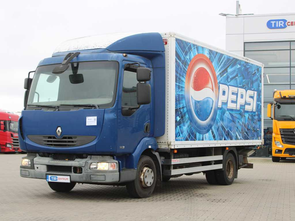 Renault MIDLUM 160.10, EURO 4, HYDRAULIC FRONT, TIRE 80% - Camión caja cerrada: foto 1 Renault MIDLUM 160.10, EURO 4, HYDRAULIC FRONT, TIRE 80% - Camión caja cerrada: foto 1