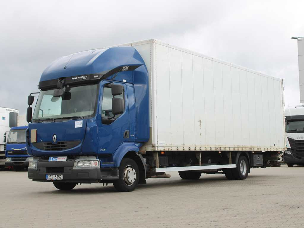 Renault MIDLUM 220, HYDRAULIC FRONT, EURO 5 - Camión caja cerrada: foto 1 Renault MIDLUM 220, HYDRAULIC FRONT, EURO 5 - Camión caja cerrada: foto 1
