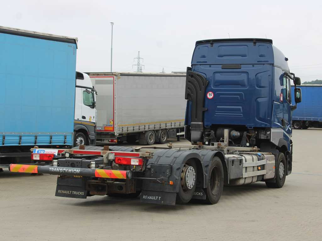 Renault T 480, BDF, EURO 6, AIR SUSPENSION, LIFTING AXLE - Camión portacontenedore/ Intercambiable: foto 4 Renault T 480, BDF, EURO 6, AIR SUSPENSION, LIFTING AXLE - Camión portacontenedore/ Intercambiable: foto 4