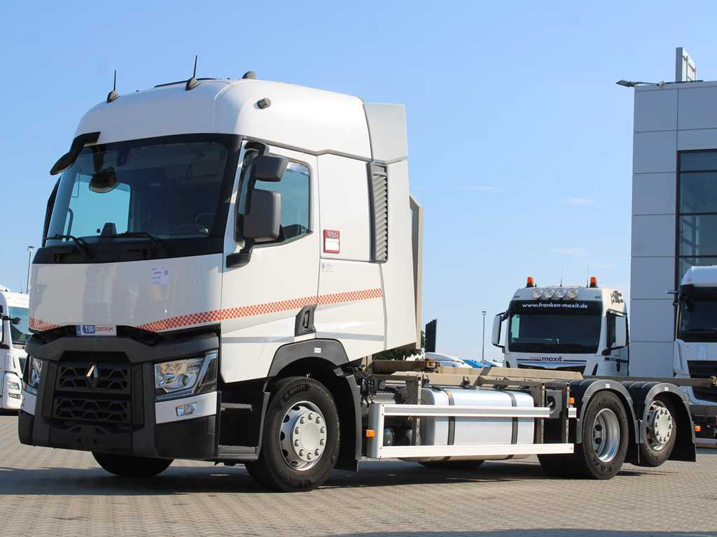 Renault T460, EURO 6, BDF, LIFT AXLE, AIR SUSPENSION - Camión portacontenedore/ Intercambiable: foto 1 Renault T460, EURO 6, BDF, LIFT AXLE, AIR SUSPENSION - Camión portacontenedore/ Intercambiable: foto 1