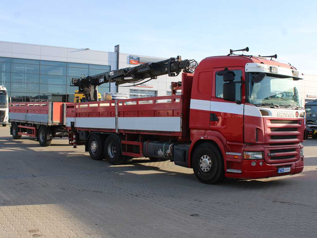 Scania R380, EURO 3, 6X2, LIFT AXLE, HIAB 166K + KOGEL ANBS(1996) - Camión caja abierta, Camión grúa: foto 3 Scania R380, EURO 3, 6X2, LIFT AXLE, HIAB 166K + KOGEL ANBS(1996) - Camión caja abierta, Camión grúa: foto 3