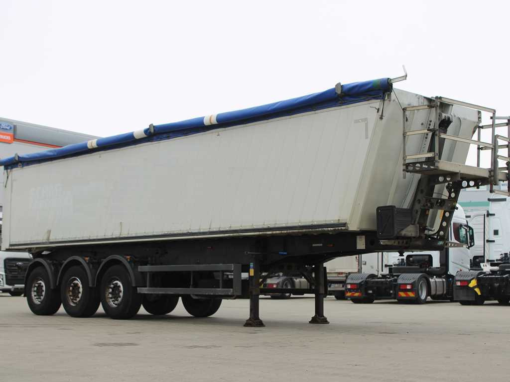 Schmitz SKI 24 SL 10.5, AXLES 9t, 49m³, LIFTING AXLE, ALUMINUM BODY - Semirremolque volquete: foto 2 Schmitz SKI 24 SL 10.5, AXLES 9t, 49m³, LIFTING AXLE, ALUMINUM BODY - Semirremolque volquete: foto 2