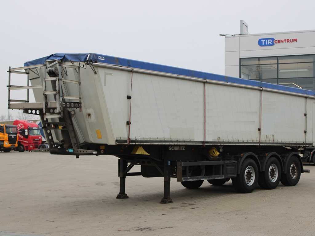 Schmitz SKI 24 SL 10.5, AXLES 9t, LIFTING AXLE, ALUMINUM BODY - Semirremolque volquete: foto 1 Schmitz SKI 24 SL 10.5, AXLES 9t, LIFTING AXLE, ALUMINUM BODY - Semirremolque volquete: foto 1