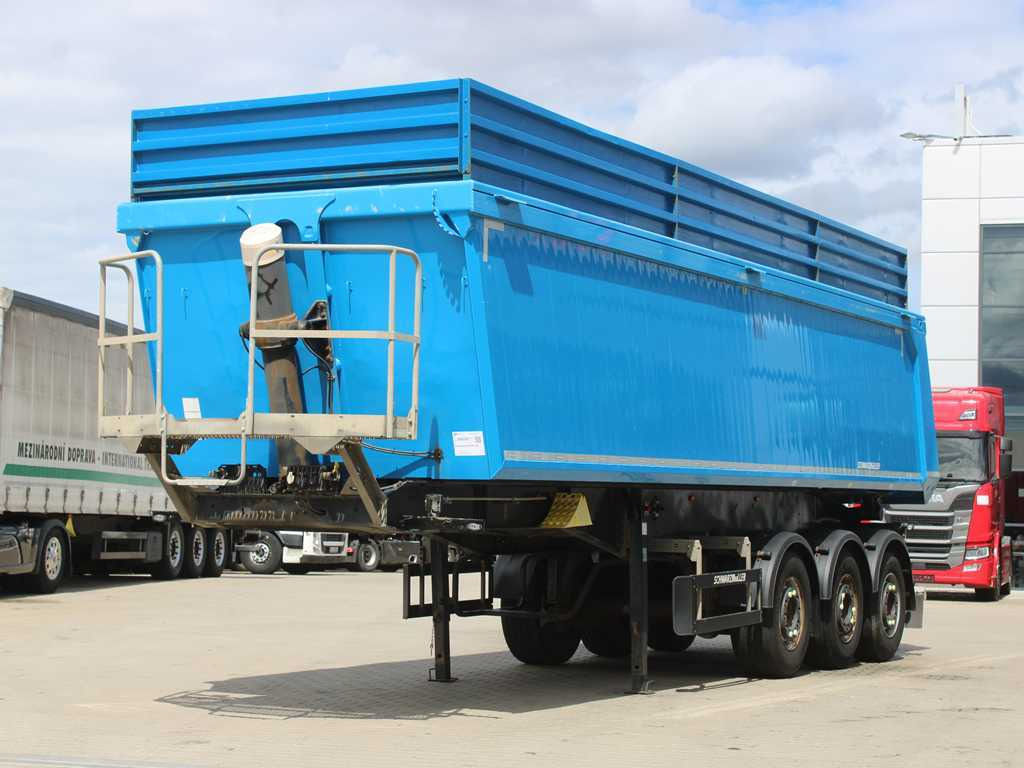 Schwarzmüller KIS 3/E, 2X LIFT AXLE, SAF, 46m³ - Semirremolque volquete: foto 1 Schwarzmüller KIS 3/E, 2X LIFT AXLE, SAF, 46m³ - Semirremolque volquete: foto 1