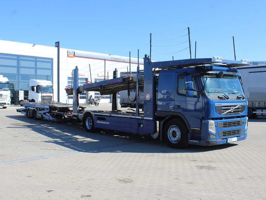 Volvo FM 460, EURO 5 EEV, VEB +, + KÄSSBOHRER APT 012 VAK ( 2000 ) - Camión portavehículos: foto 3 Volvo FM 460, EURO 5 EEV, VEB +, + KÄSSBOHRER APT 012 VAK ( 2000 ) - Camión portavehículos: foto 3