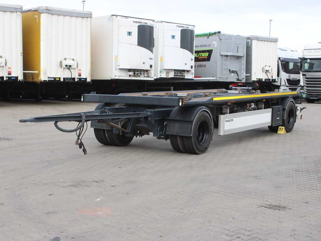 Wielton PS2P, SAF AXLES, TIRES 80% - Remolque multilift/ Portacontenedores de cadenas: foto 1 Wielton PS2P, SAF AXLES, TIRES 80% - Remolque multilift/ Portacontenedores de cadenas: foto 1